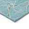 Homeroots 9' X 12' Teal Blue And Ivory Geometric Washable Indoor Outdoor Area Rug 612909 - alternate 4