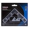 Prosource Corner Brace, 4 in L, 4 in W, 5/8 in H, Steel, Zinc-Plated, 1.8 mm Thick Material FC-Z04-C4PS - alternate 3