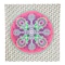 Homeroots 88" X 84" Green Pink And White Floral Cotton Hanging Tapestry 397424 - alternate 1
