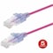 Monoprice Slimrun Cat6A Ethernet Patch Cable-Nagless Rj45 550Mhz Utp 36202 - alternate 1