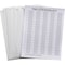 Brady JetTab Self-Laminating Vinyl Lbls 1.38 in H x 0.5 in W White, Clear 38/PK, 38PK JET-29-117-3 - alternate 2