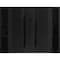 Vdomdoors Aluminum Double Doors Dekton 0163 Ardesia Nero 2 Sidelights Entry Door Painted (W100xH96) Left hand DEKTON0163DEXD-ARD-W14+72+14xH96-LH-I - alternate 1