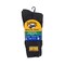 Railroad Sock Mens Therapeutic Crew Socks, 95% Cotton, 3% Nylon, 2% Elastic, Black, 6-12 M, 2 PK 991 BK - alternate 1
