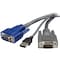 Startech.Com 2-in-1 - USB/ VGA cable - 4 pin USB Type A, HD-15 (M) - HD-15 (M) - 6 ft SVUSBVGA6 - alternate 1