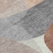 Homeroots 9' X 12' Rust And Gray Abstract Washable Indoor Outdoor Area Rug 632177 - alternate 7
