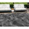 Homeroots 10' X 14' Gray Charcoal And Silver Abstract Washable Indoor Outdoor Area Rug 587139 - alternate 1