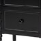 Baxton Studio Malinda Classic Black Wood 2-Drawer End Table with Spindle Legs 253-14065-ZORO - alternate 6