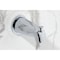 Kingston Brass Double-Handle Tub and Shower Faucet with Knurled Handle, Polished Chrome KBX8141KNL - alternate 4