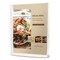 Deflecto Tabletop Sign and Menu Holder, 5 x 7 Insert, Clear 4431 - alternate 4