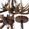 Jonathan Y Eldora 33" 6-Light Rustic Farmhouse Adjustable Resin Antler LED Chandelier, Brown JYL6318A - alternate 11