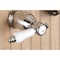Kingston Brass Two-Handle Wall Mount Tub Faucet, Polished Chrome KS1021BPL - alternate 6