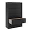Hirsh 42" W 5 Drawer Lateral File Cabinet, Black, A4/Legal/Letter 17649 - alternate 6