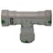 Viega MegaPress tee P1 0.75 P2 0.75 P3 0.75 carbon steel zinc-nickel coating 25305 - alternate 1