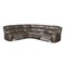 Homeroots Taupe Faux Leather Reclining L Shaped Six Piece Corner Sectional With Console 524223 - alternate 1