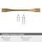 Amerock Uprise 5-1/16 in 128 mm Center-to-Center Champagne Bronze Cabinet Pull BP36918CZ - alternate 4