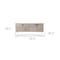 Homeroots 72in Light Brown Solid Wood Sideboard with Four Doors 380257 - alternate 3