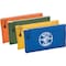 Klein Tools Zipper Bags, Canvas Tool Pouches, Olive/Orange/Blue/Yellow, 4-Pack 5140 - alternate 1