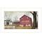 Homeroots Antique Barn 1 White Framed Print Wall Art 406413 - alternate 1