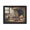 Homeroots His Morning Coffee 1 Black Framed Print Wall Art 407410 - alternate 1