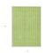 Homeroots 8' X 10' Lime Green And Ivory Striped Washable Indoor Outdoor Area Rug 595880 - alternate 7