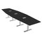 Skutchi Designs 16ft Hexagon Conference Table With Power | Harmony Series | 16 Person Meeting Room Table HAR-HEX.IR-48X192-T-U999ST19-ESIL - alternate 1
