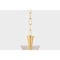 Mitzi Daria 32in wide 1 Light Chandelier in Aged Brass H1071801L-AGB - alternate 7