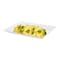 Smarty Had A Party 11" x 16" White Rectangular with Groove Rim Plastic Serving Trays (24 Trays), 24PK 7914-CASE - alternate 8
