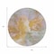 Homeroots 8' Rust And Lavender Round Abstract Washable Indoor Outdoor Area Rug 615622 - alternate 7