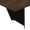 Regency Array 240in Conference Table with Power Data Grommet- Neo Walnut/ Black ACT24048NWBK - alternate 6