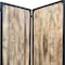 Homeroots 84" Brown Solid Wood Folding Four Panel Screen Room Divider 379906 - alternate 5