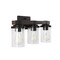 Jonathan Y Bungalow 22.75" 3-Light Iron/Seeded Glass Rustic Farmhouse LED Vanity Light, Oil Rubbed Bronze JYL7509A - alternate 16