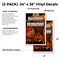 Signmission Halloween Decorations, Vinyl Decals Only 24 Inch x 36 Inch, Vinyl Decal, 2PK DSB-2436-2PACK-Halloween Decorations - alternate 2