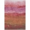 Homeroots 3' X 5' Blush Mauve And Rust Abstract Washable Indoor Outdoor Area Rug 618130 - alternate 5