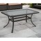 Homeroots 21" Black Metal Outdoor Coffee Table 535191 - alternate 1