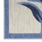 Homeroots 3' X 4' Blue and Gray Floral Indoor Outdoor Area Rug 527642 - alternate 7