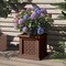 Pure Garden Rattan Style Outdoor Planter Box 14.65-Inch-Square Decorative Flower or Plant Pot 50-LG1470 - alternate 7