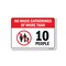 Signmission PSA, No More Gatherings Of More Than 10 People, 10in X 7in Rigid Plastic, OS-NS-P-710-25441 OS-NS-P-710-25441 - alternate 1