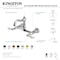 Kingston Brass Two-Handle Wall Mount Bridge Kitchen Faucet, Oil Rubbed Bronze KS3255PL - alternate 6