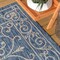 Jonathan Y Charleston Vintage Filigree Textured Weave Navy/Gray 2 ft. x 8 ft. Indoor/Outdoor Runner Rug SMB106D-28 - alternate 5
