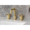 Kingston Brass Widespread Bathroom Faucet with Push Pop-Up Drain, Brushed Brass KS1417KNX - alternate 5