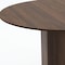 Homeroots 60" Brown Wood Pedestal Base Round Top Dining Table 720957 - alternate 5