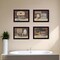 Homeroots Set Of Four Bathroom Collection II 2 Black Framed Print Bathroom Wall Art, 4PK 405632 - alternate 3
