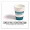 Perk Paper Hot Cups, 12 oz, White/Blue, 500PK PK54367CT - alternate 4