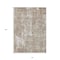 Homeroots 10' X 14' Taupe And Ivory Abstract Washable Indoor Outdoor Area Rug 598009 - alternate 5