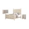 Homeroots Three Piece White Solid Wood Bedroom Set 636277 - alternate 1