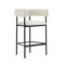 Manhattan Comfort Onda Metal Vegan Leather Counter Stool in Ivory CS1637-1 - alternate 6