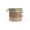 Homeroots 19" Tan Jute Basket 704882 - alternate 5