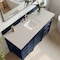 James Martin Vanities Brittany 60" Single Vanity, Victory Blue, w/ 3 CM Siberian Silestone Top 650-V60S-VBL-3SFR - alternate 5