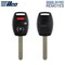 Kaba Ilco Honda 3-Button Remote Head Key RHK-HON-3B5 - alternate 1