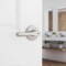Kwikset Henley Satin Nickel Privacy Lever Right or Left Handed 93002-940 - alternate 2